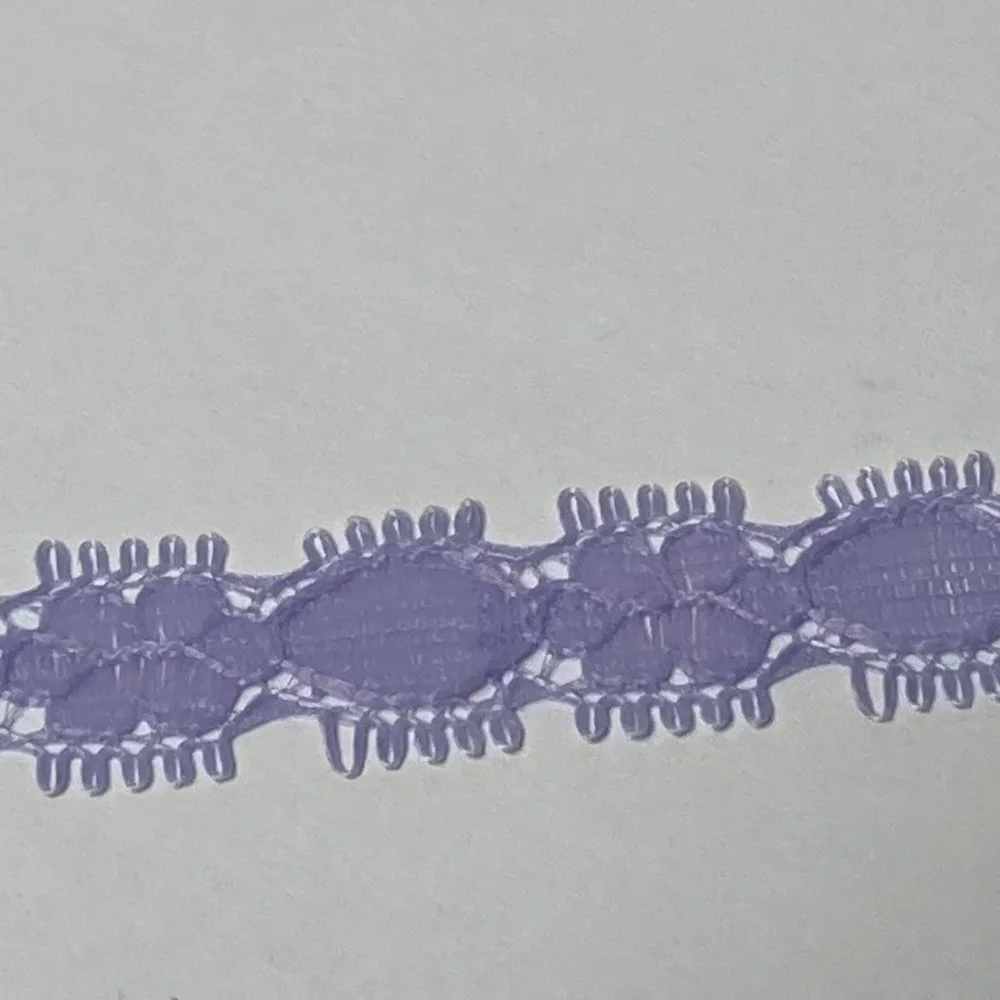 Purple Petite Lace Trim 12 Rolls Offray Crafts Scrapbook Card Making Gift 7/16